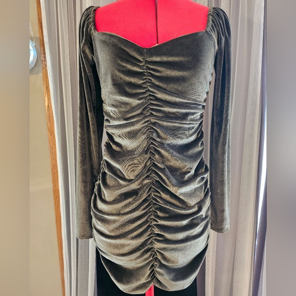 Bodycon Velvet Stretch Dress